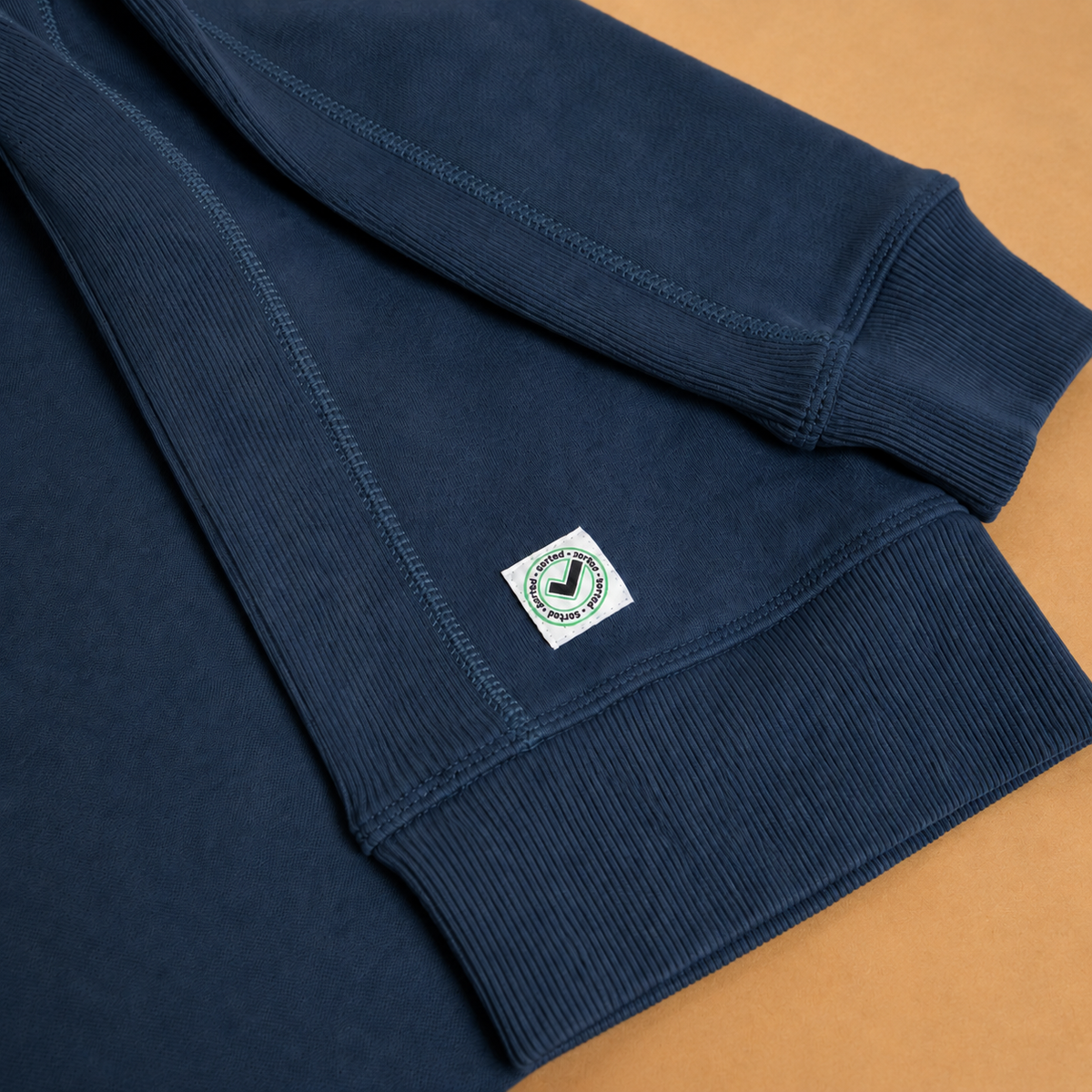 Organic Cotton Midweight Crewneck - Jet Black