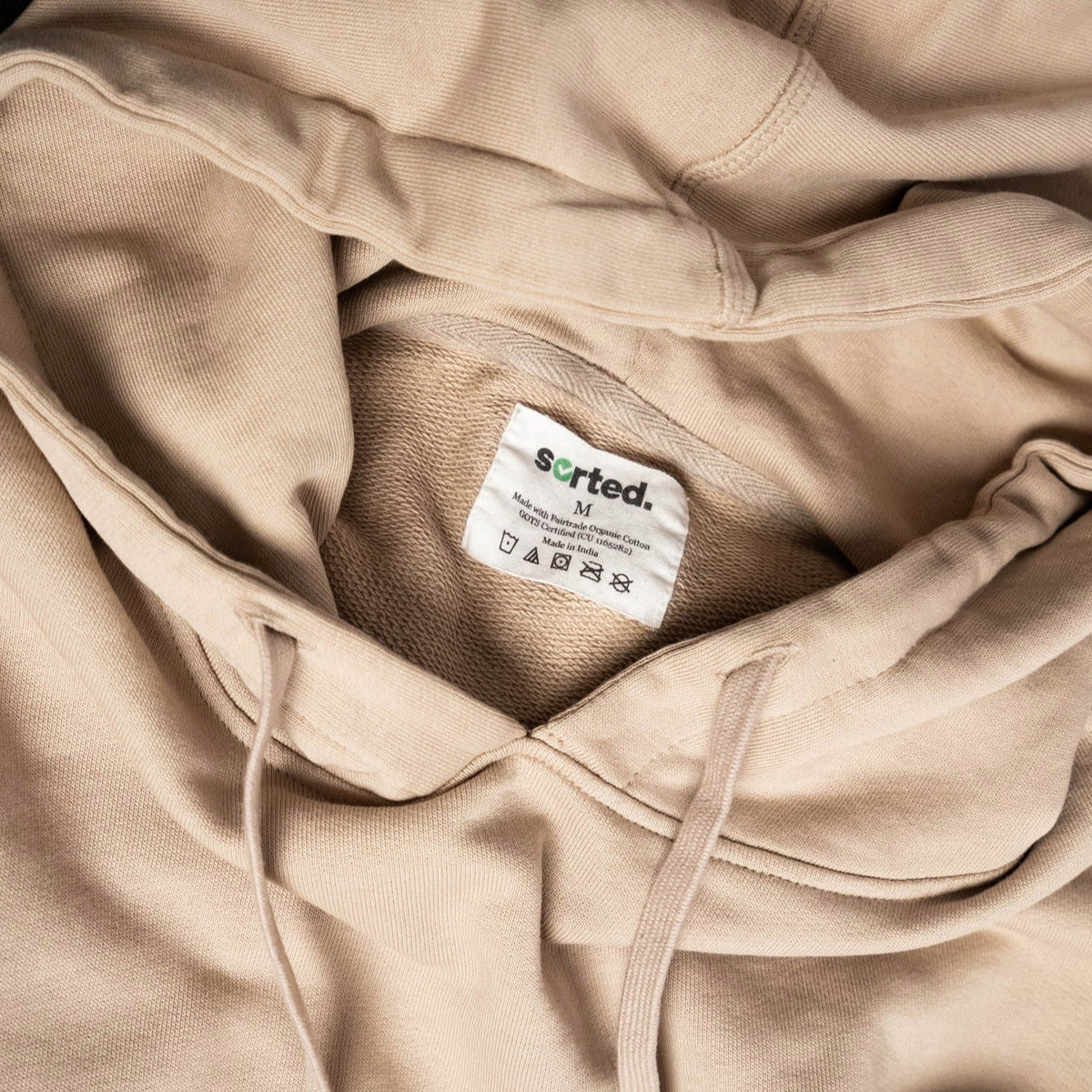 Organic Cotton Midweight Hoodie - Jet Black