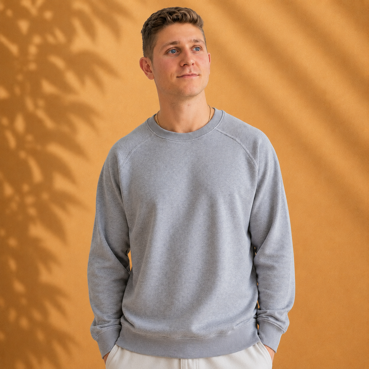 Organic Cotton Midweight Raglan Crewneck