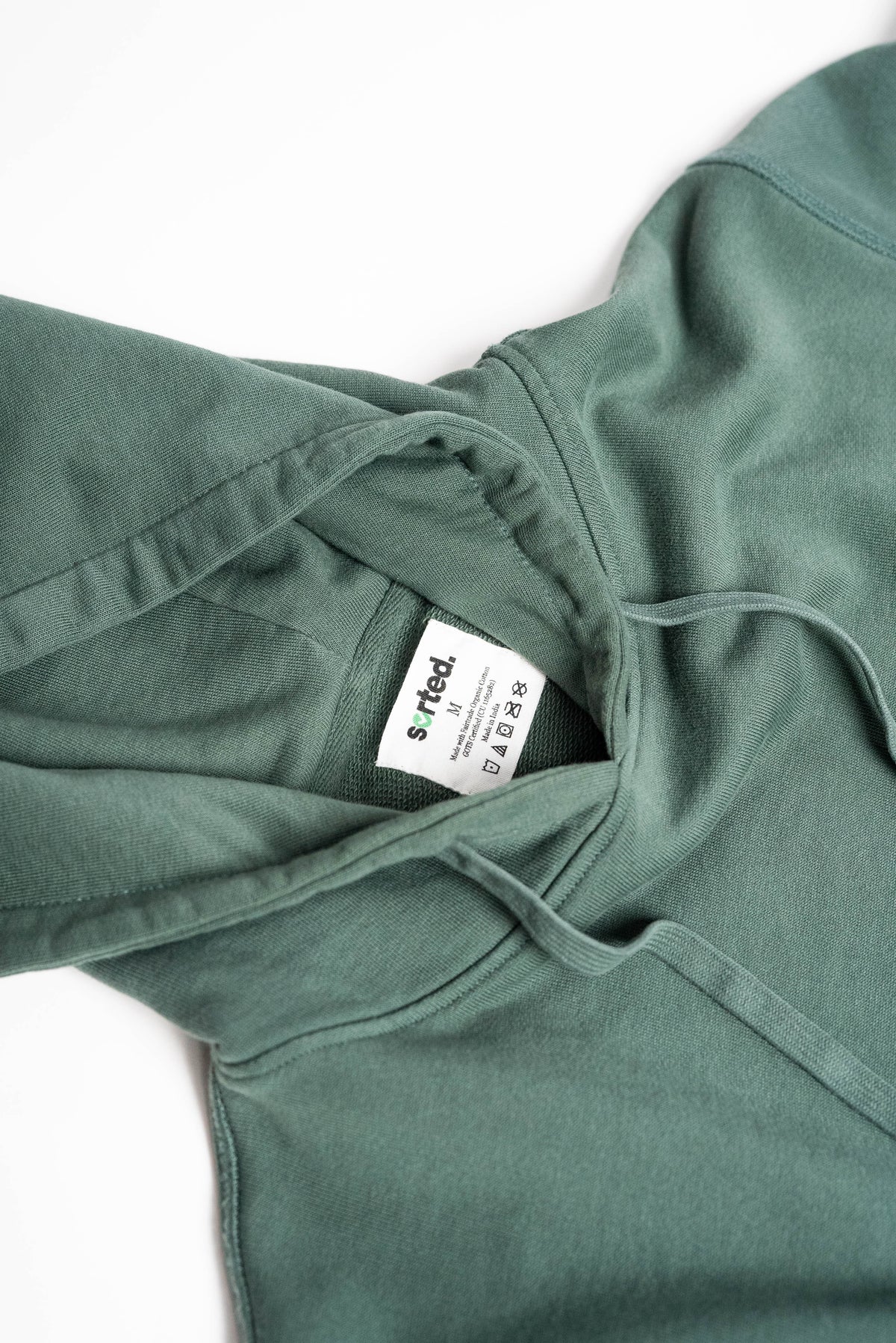 Organic Cotton Midweight Hoodie - Jet Black