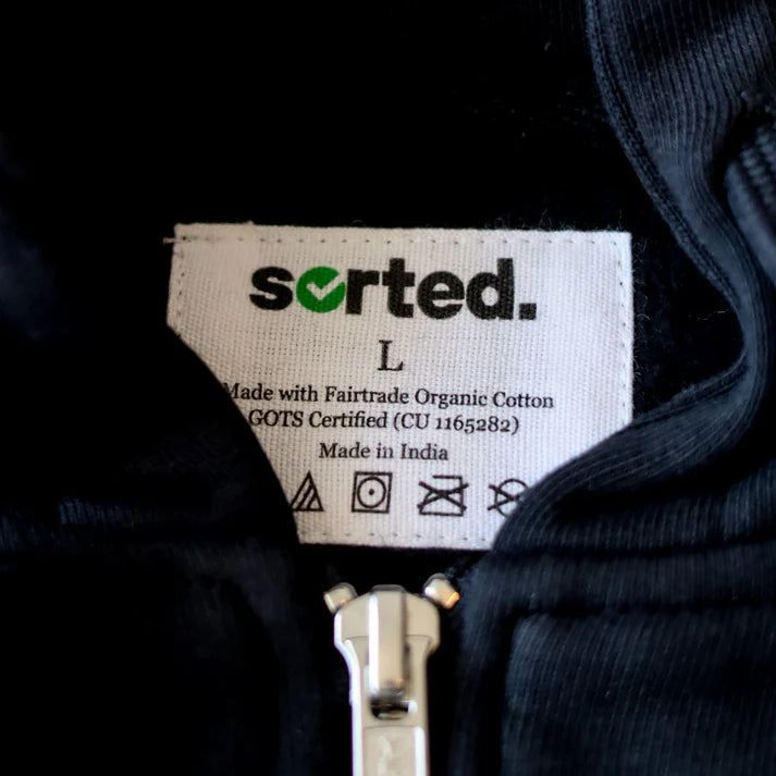 Organic Cotton Heavyweight Fleece Zip Up Hoodie