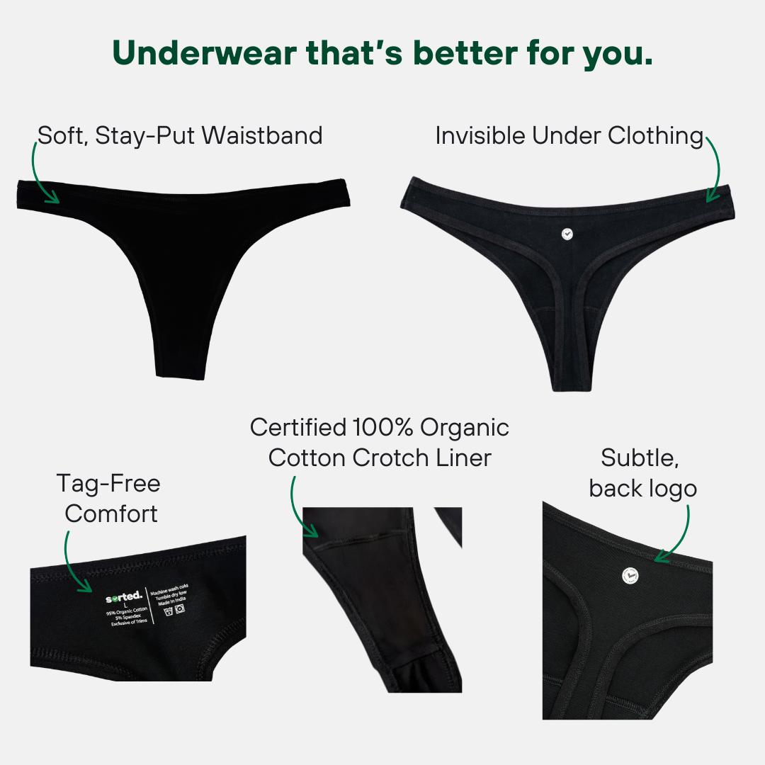 Organic Cotton Thong