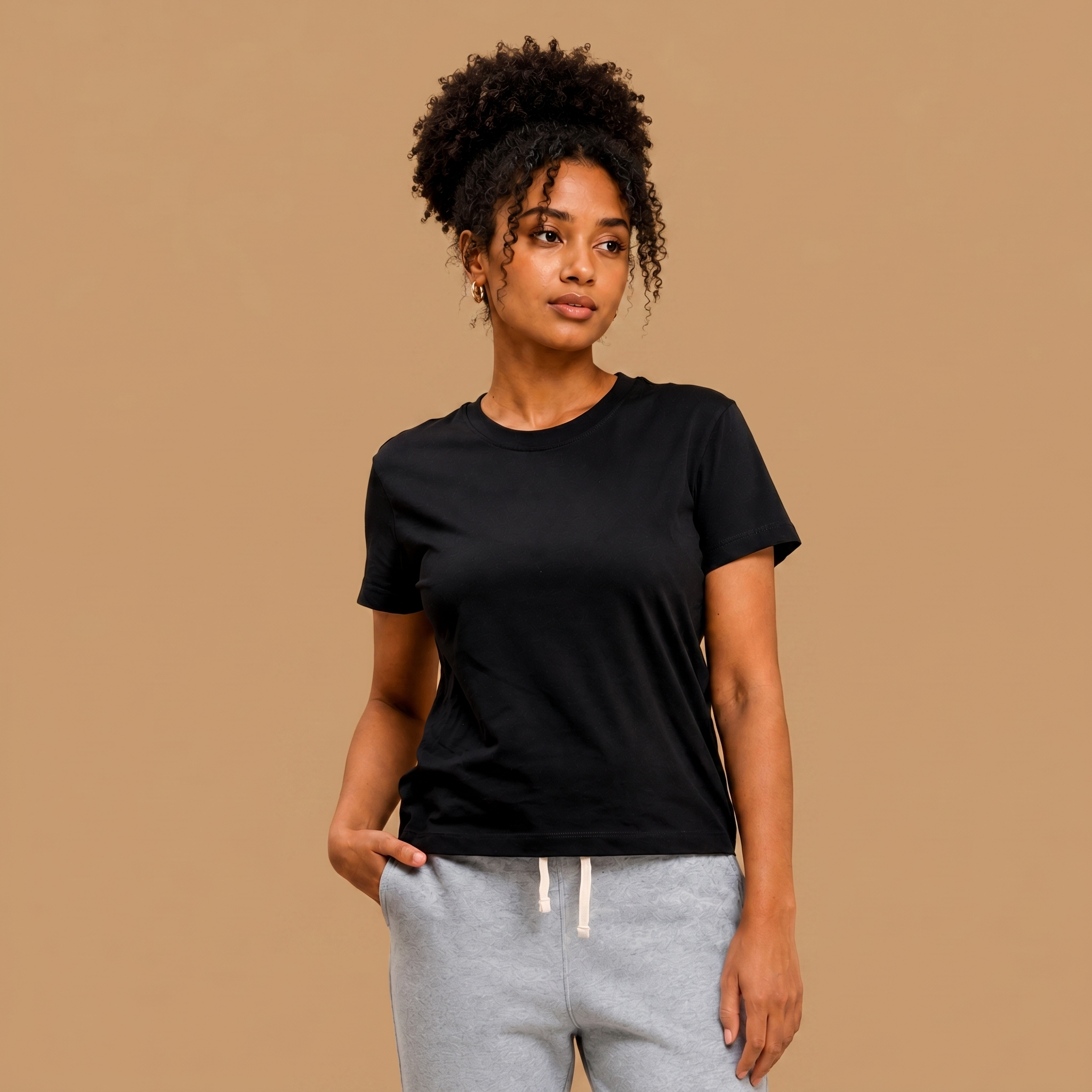 Organic Cotton Cropped T-Shirt