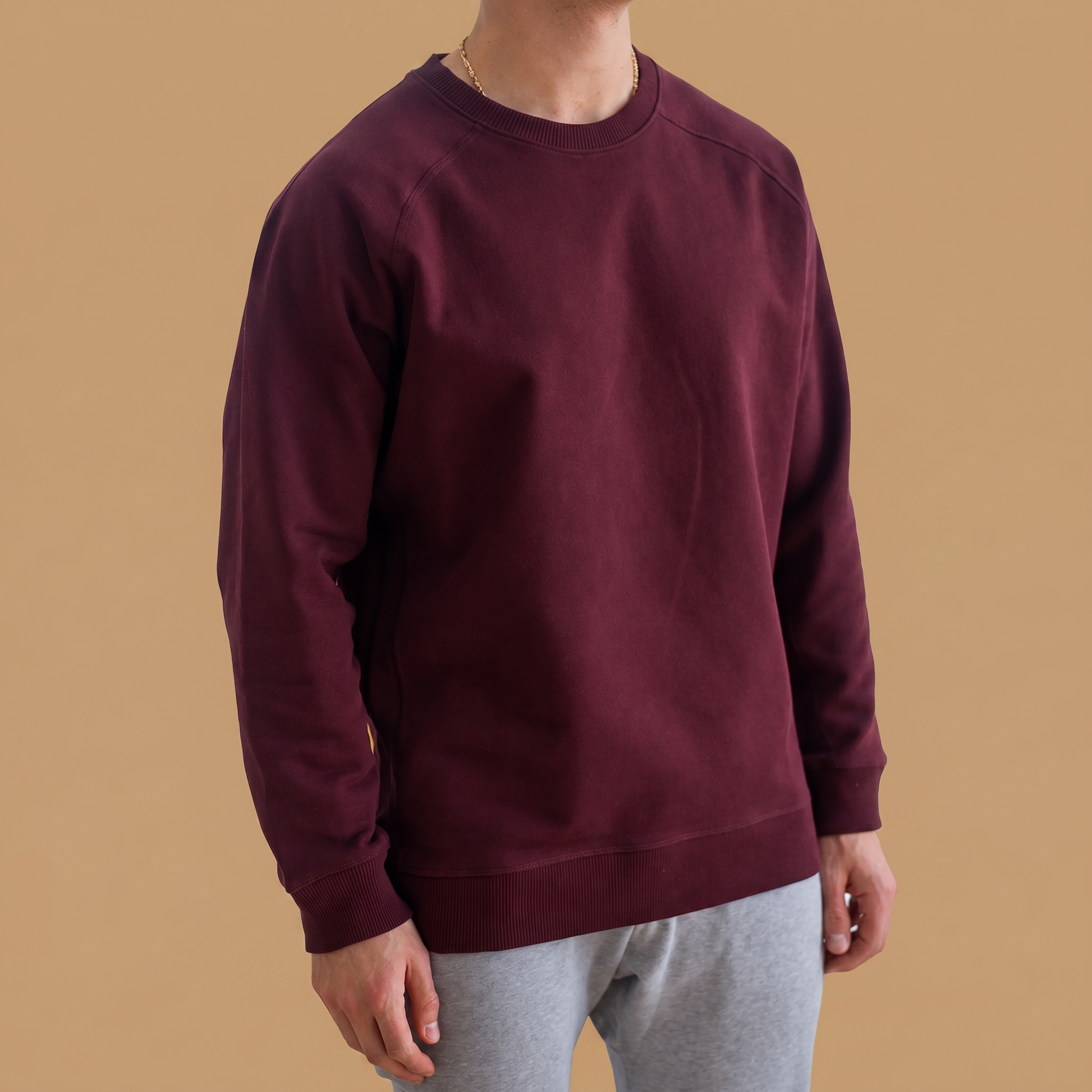 Organic Cotton Midweight Raglan Crewneck