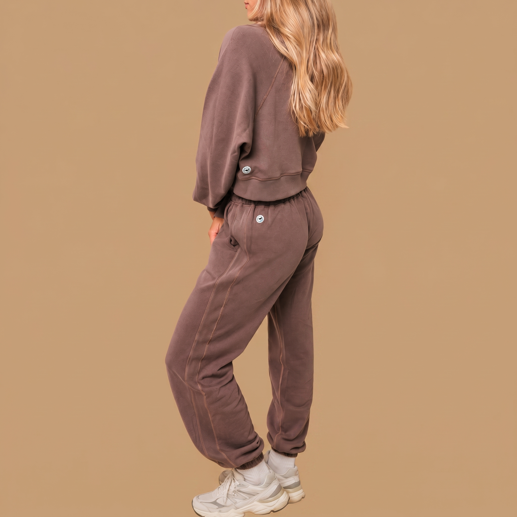 Organic Cotton Midweight Jogger (Women's) - Heather Grey