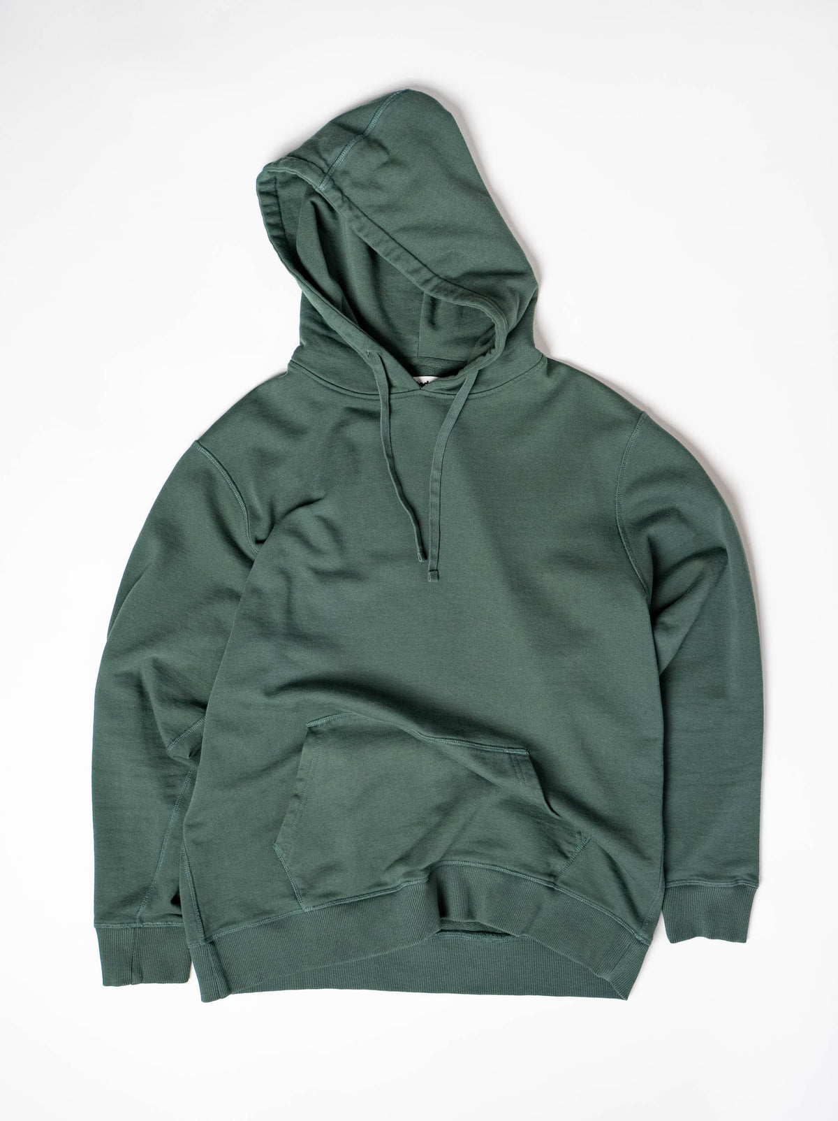 Organic Cotton Midweight Hoodie - Jet Black