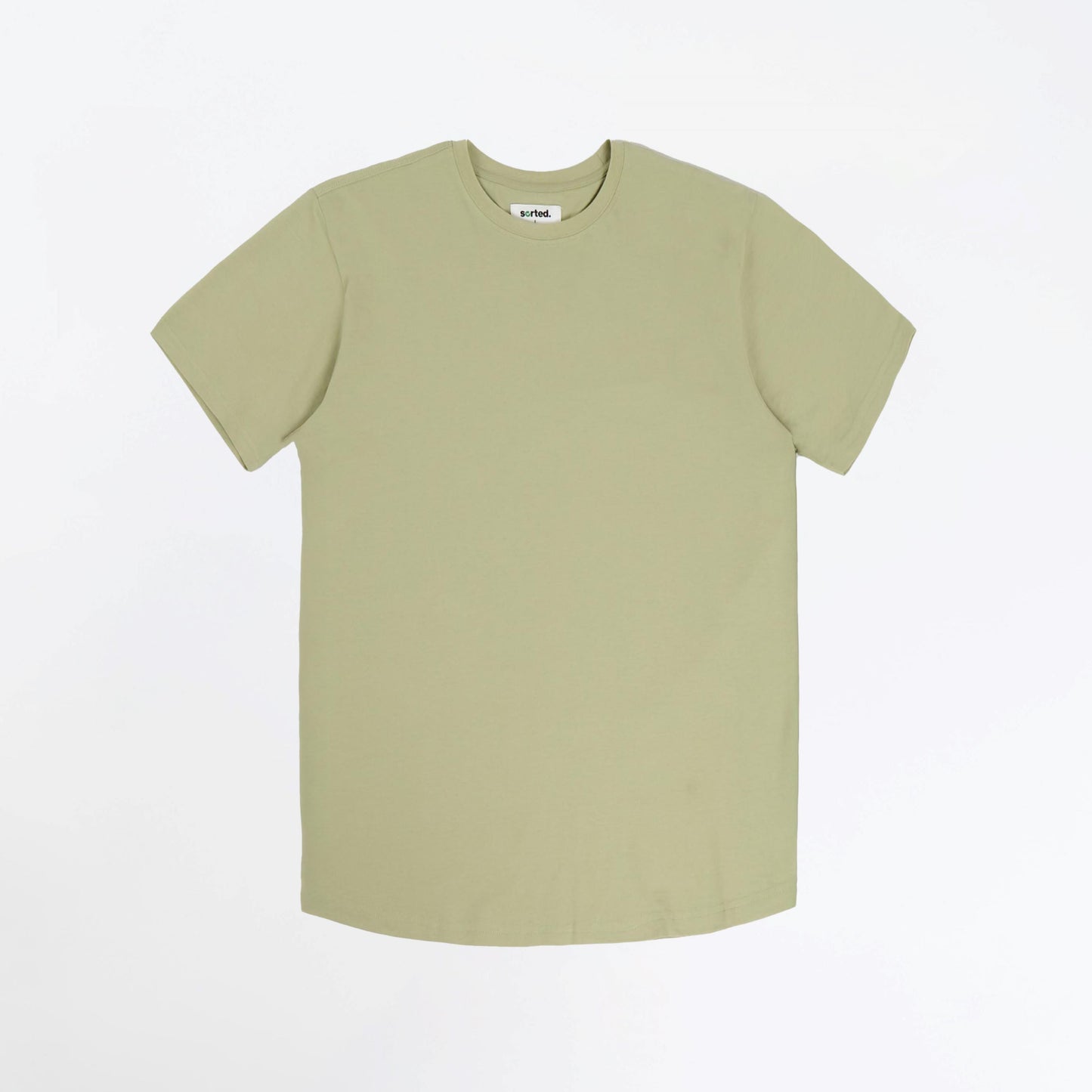 Organic Cotton Midweight T-Shirt Curved Hem