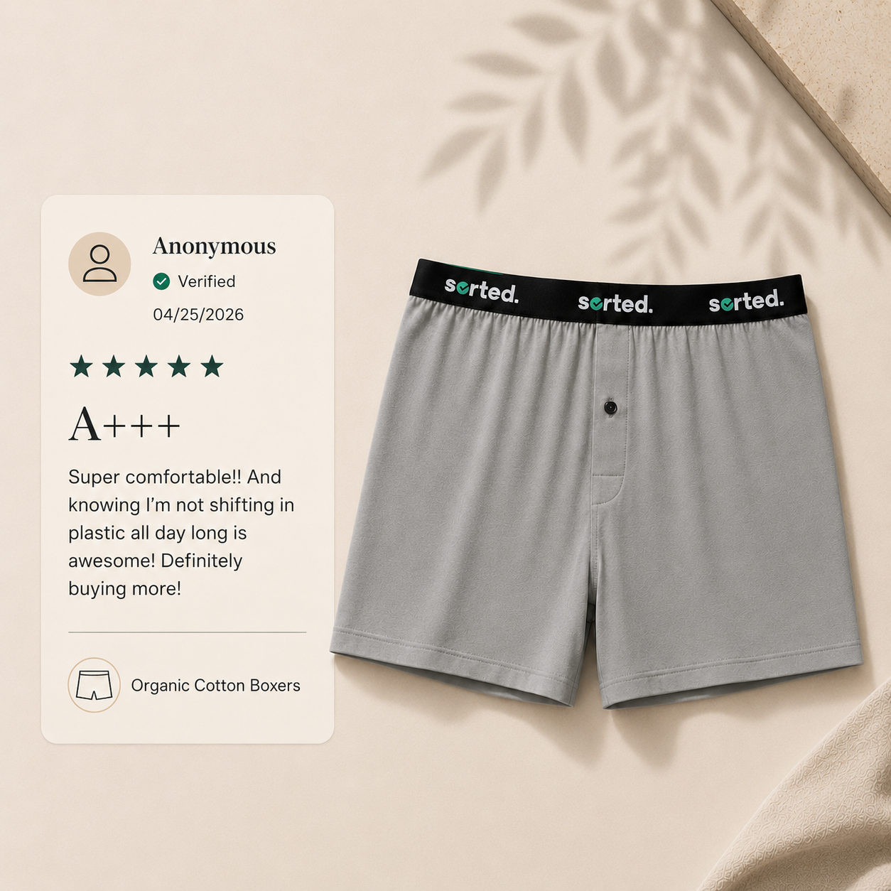 Organic Cotton Boxers