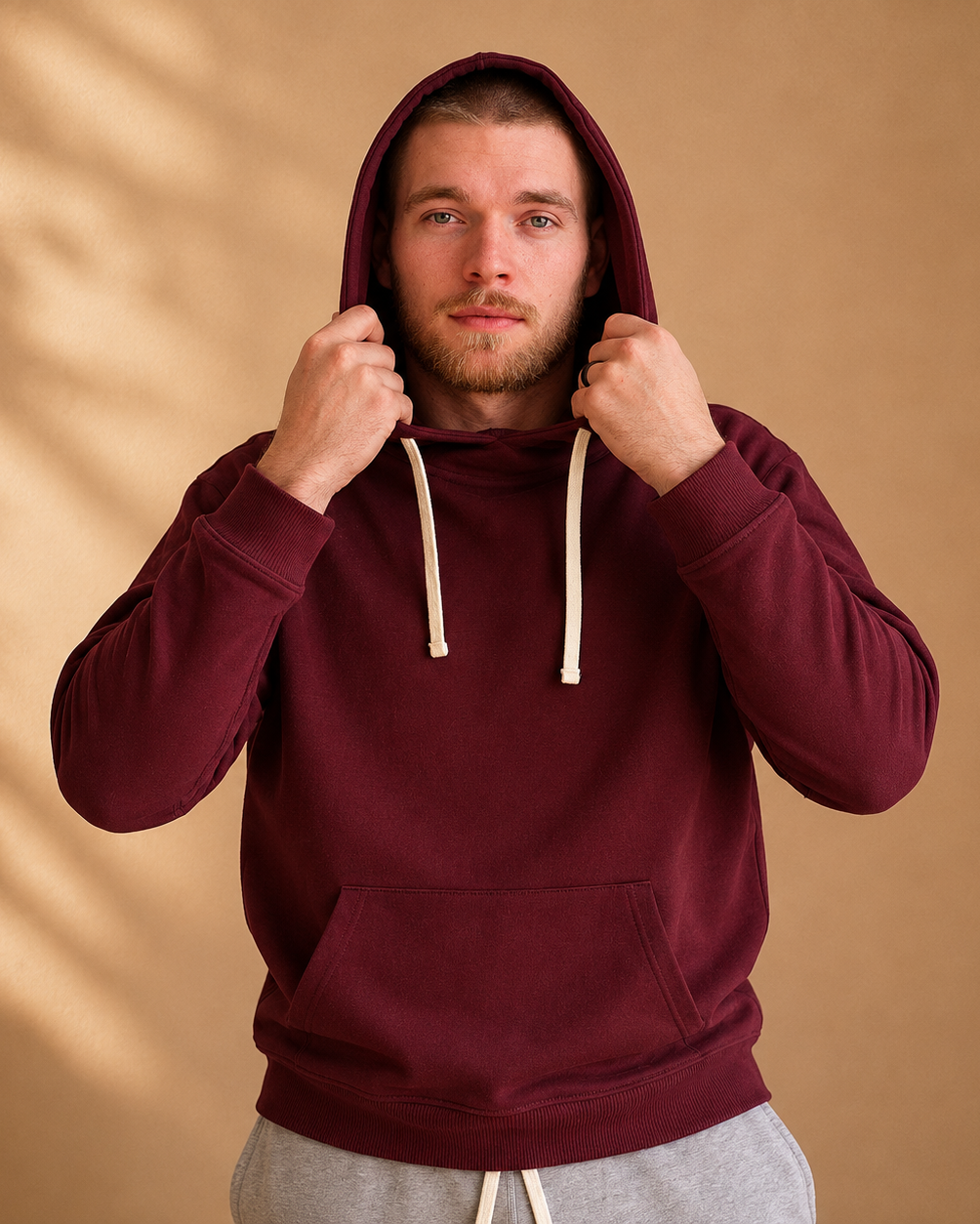 Men's Organic Cotton Midweight Raglan Hoodie