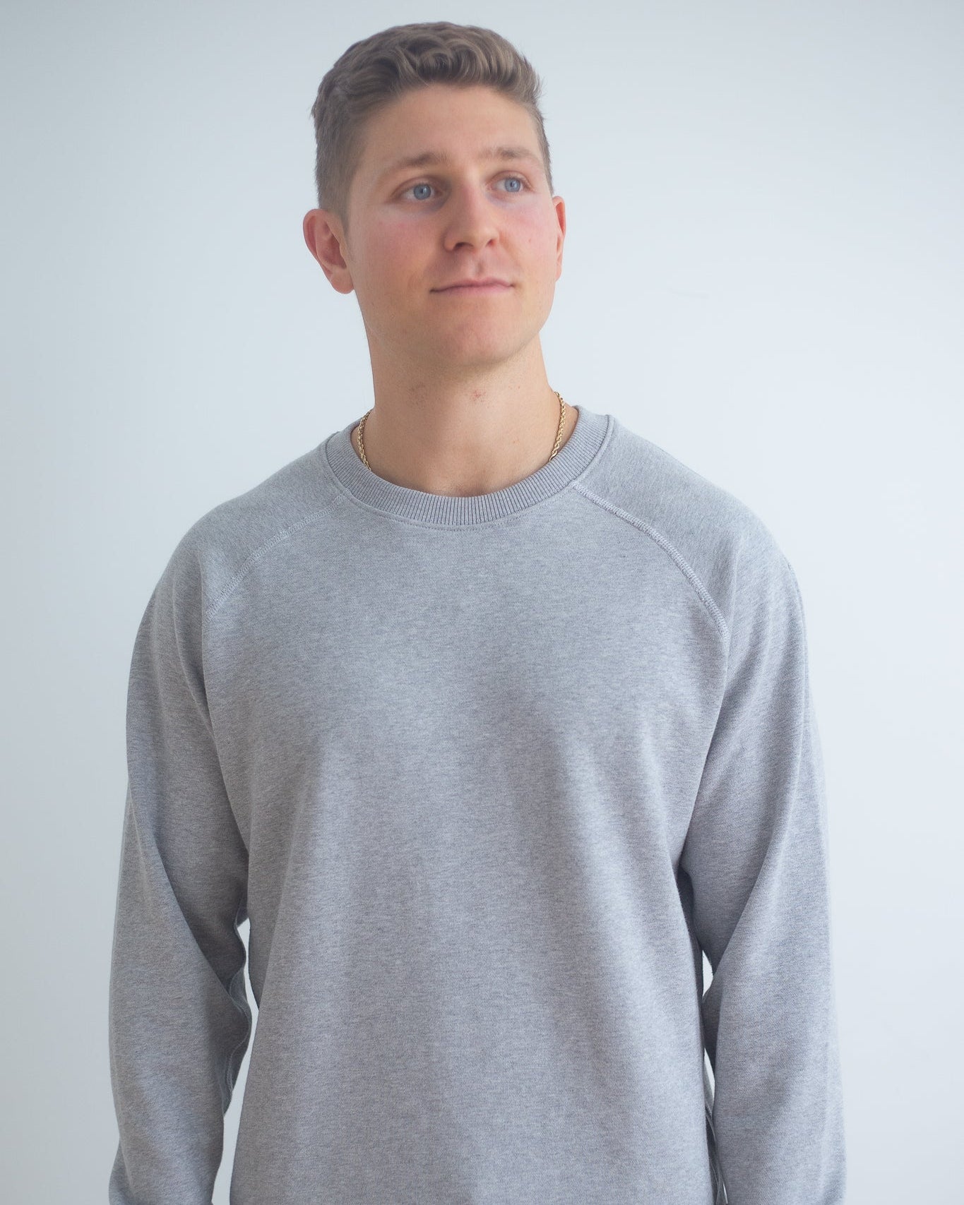 Organic Cotton Midweight Raglan Crewneck