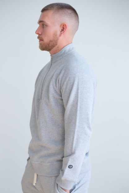 Organic Cotton Midweight Raglan Quarterzip