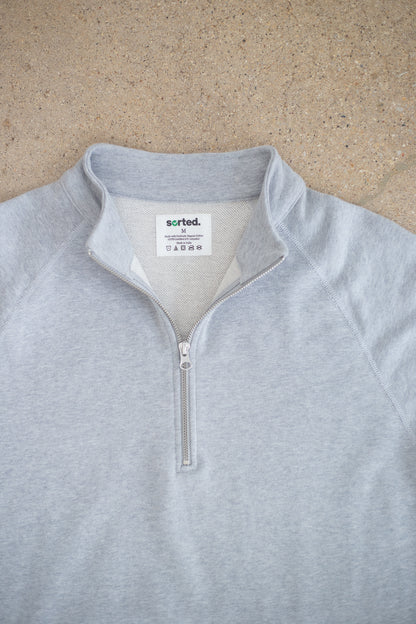 Organic Cotton Midweight Raglan Quarterzip