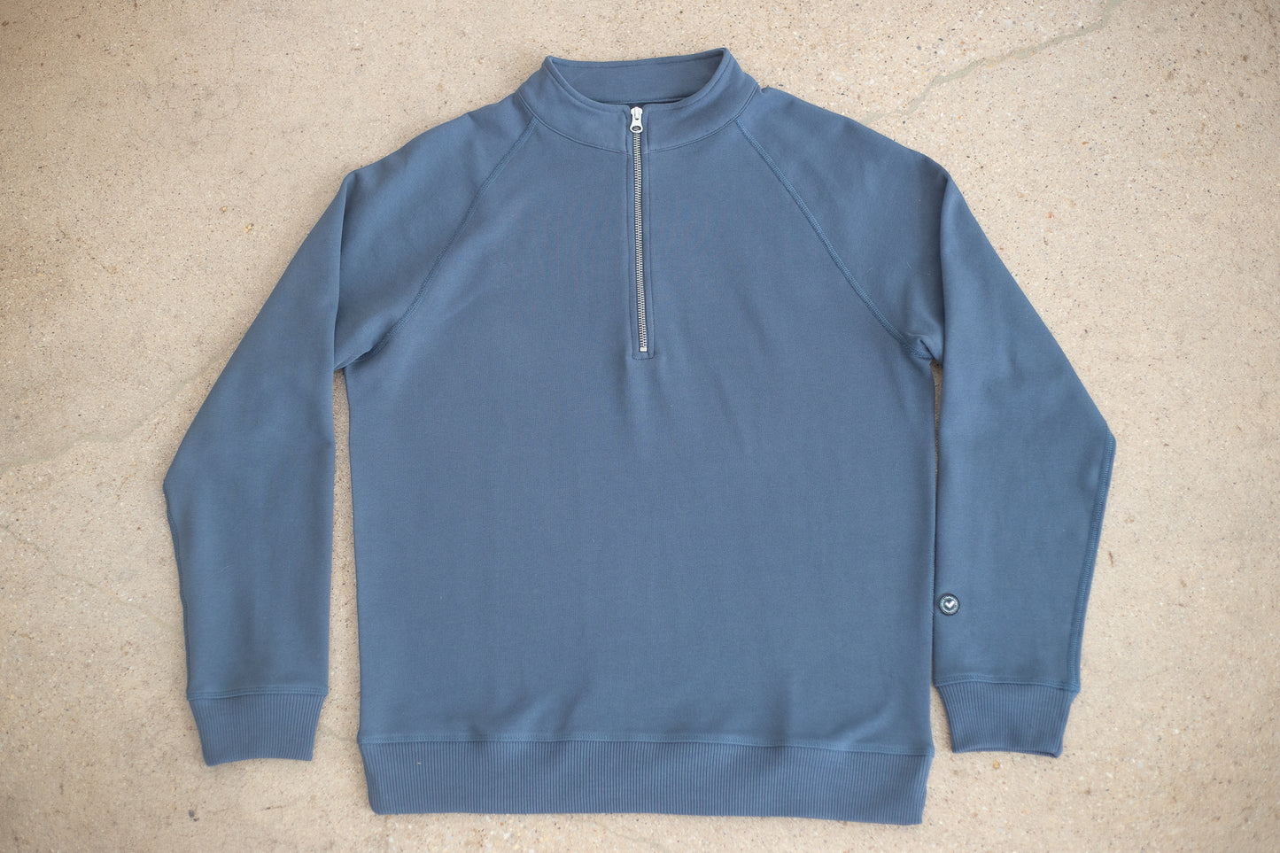 Organic Cotton Midweight Raglan Quarterzip