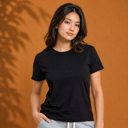 Organic Cotton Cropped T-Shirt