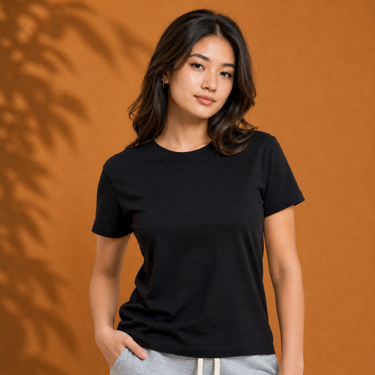Organic Cotton Cropped T-Shirt