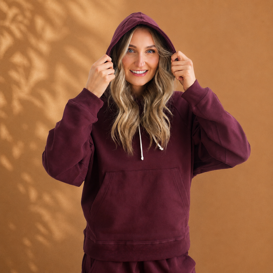 Women's Organic Cotton Midweight Raglan Hoodie