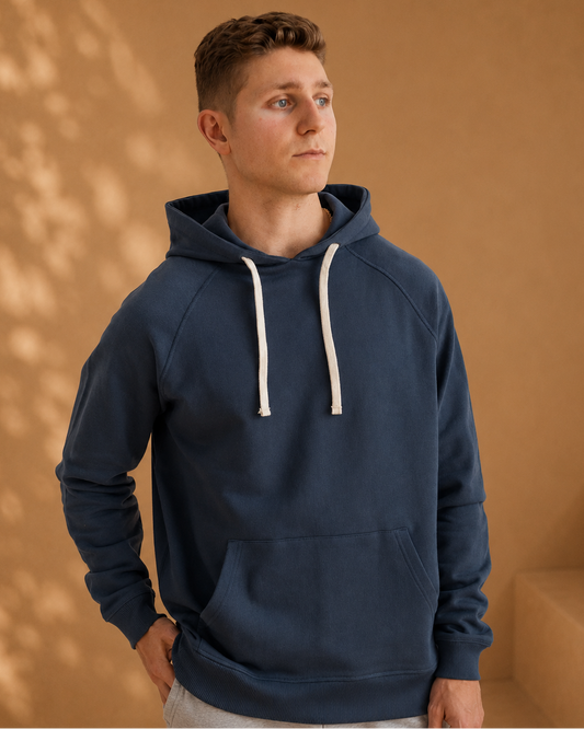 Men's Organic Cotton Midweight Raglan Hoodie