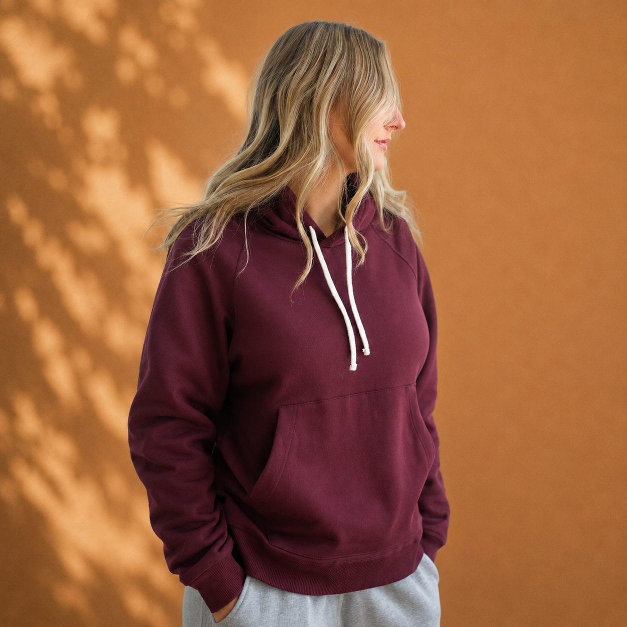 Women's Organic Cotton Midweight Raglan Hoodie