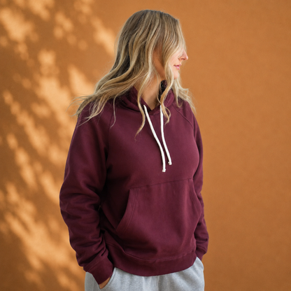 Women's Organic Cotton Midweight Raglan Hoodie