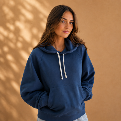 Women's Organic Cotton Midweight Raglan Hoodie
