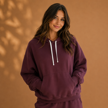 Women's Organic Cotton Midweight Raglan Hoodie