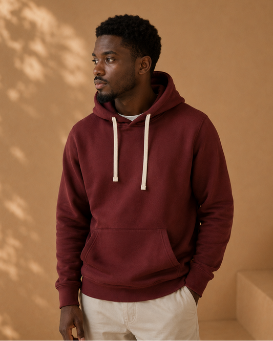 Men's Organic Cotton Midweight Raglan Hoodie