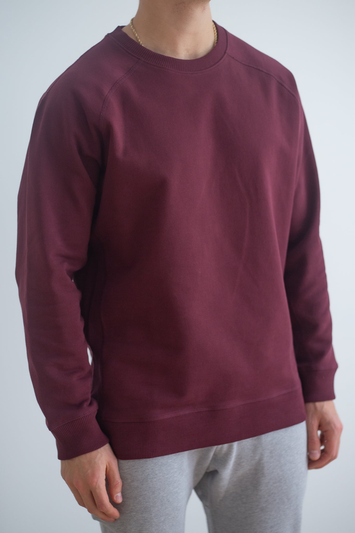 Organic Cotton Midweight Raglan Crewneck