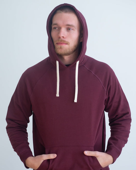 Men's Organic Cotton Midweight Raglan Hoodie