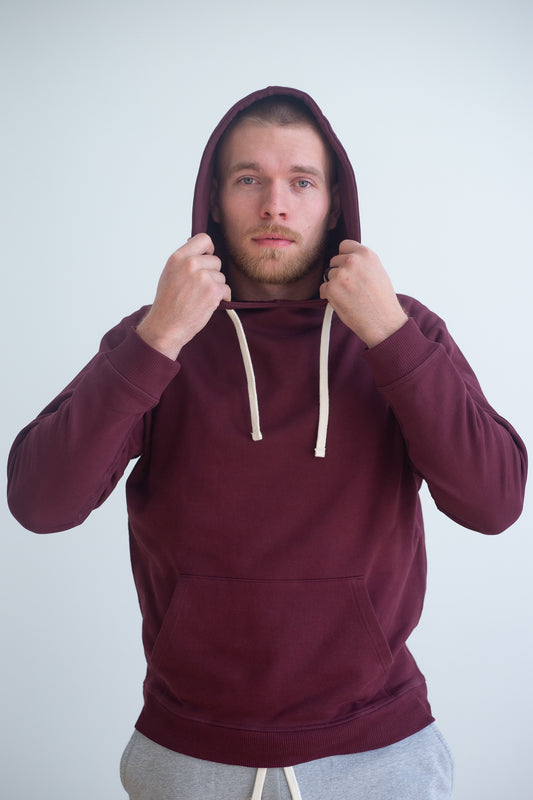 Men's Organic Cotton Midweight Raglan Hoodie