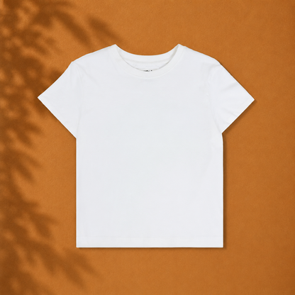 Organic Cotton Cropped T-Shirt