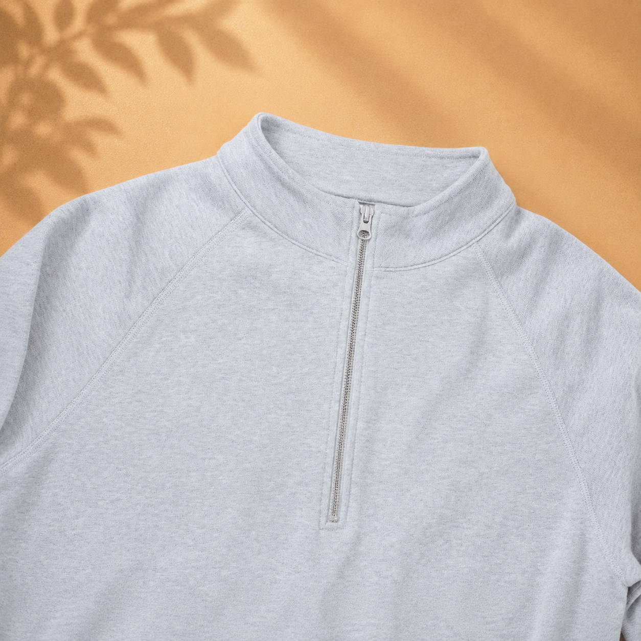 Organic Cotton Midweight Raglan Quarterzip