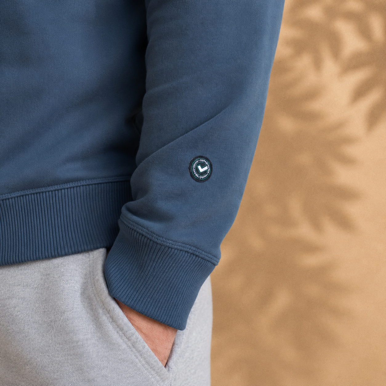 Organic Cotton Midweight Raglan Quarterzip