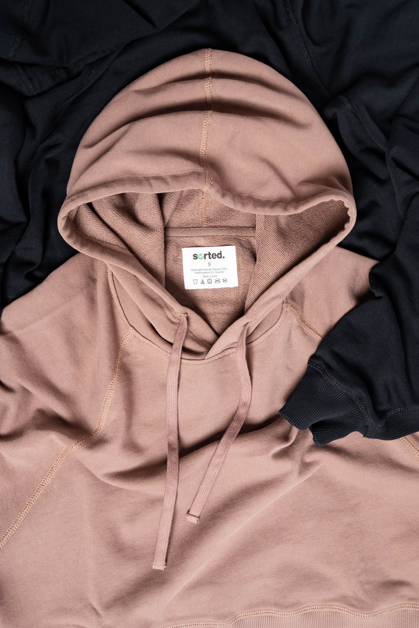 Organic Cotton Midweight Crop Top Hoodie