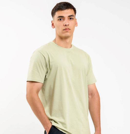Organic Cotton Midweight T-Shirt Curved Hem