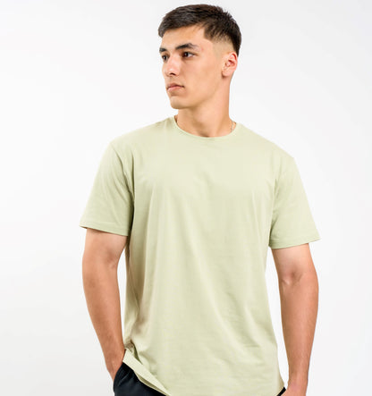 Organic Cotton Midweight T-Shirt Curved Hem