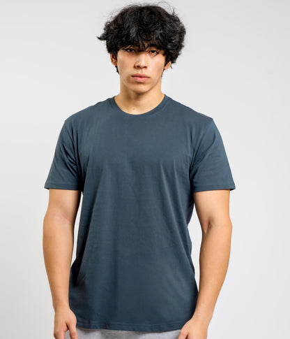 Organic Cotton Midweight T-Shirt Curved Hem