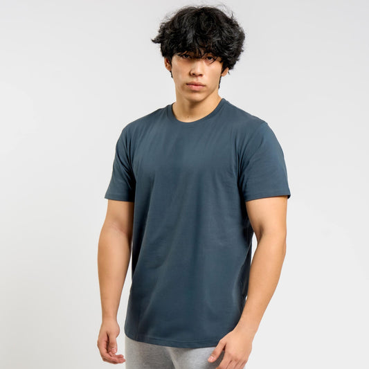 Organic Cotton Midweight T-Shirt Curved Hem