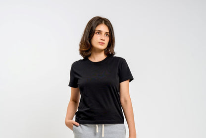Organic Cotton Cropped T-Shirt