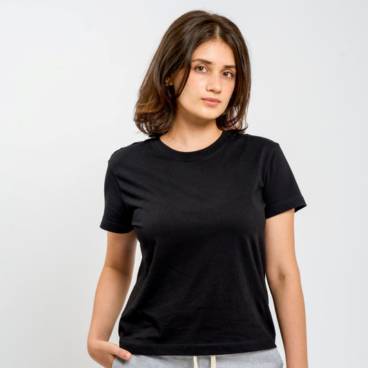Organic Cotton Cropped T-Shirt