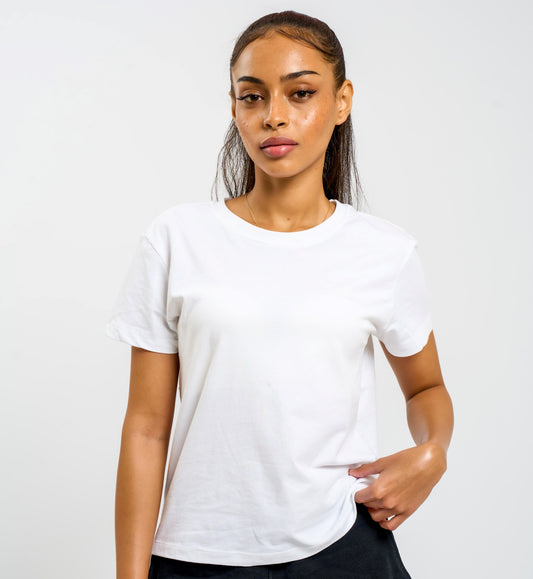 Organic Cotton Cropped T-Shirt