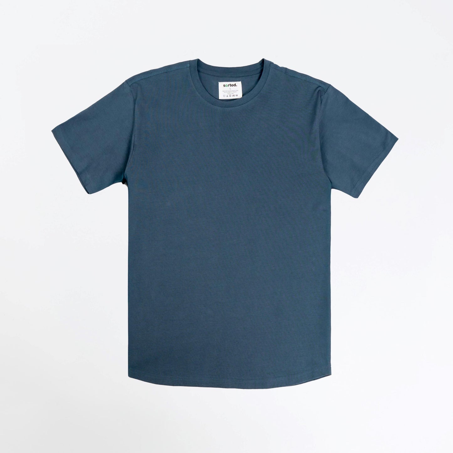 Organic Cotton Midweight T-Shirt Curved Hem