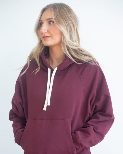 Women's Organic Cotton Midweight Raglan Hoodie