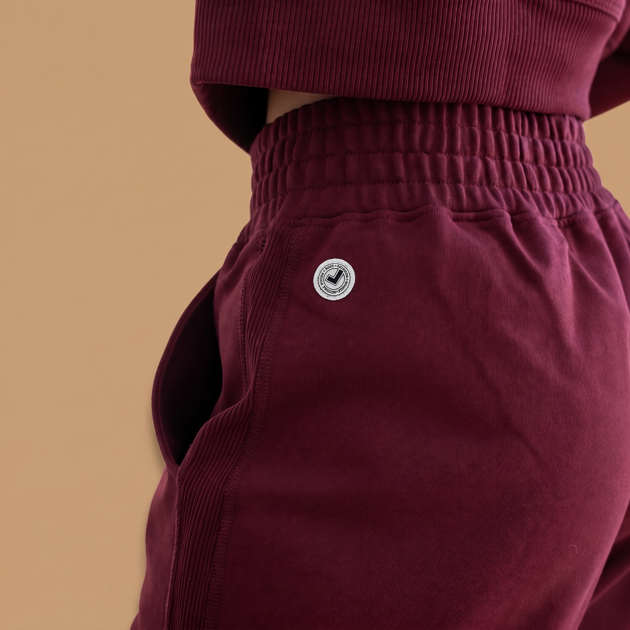 Organic Cotton Midweight Jogger (Women's) - Heather Grey