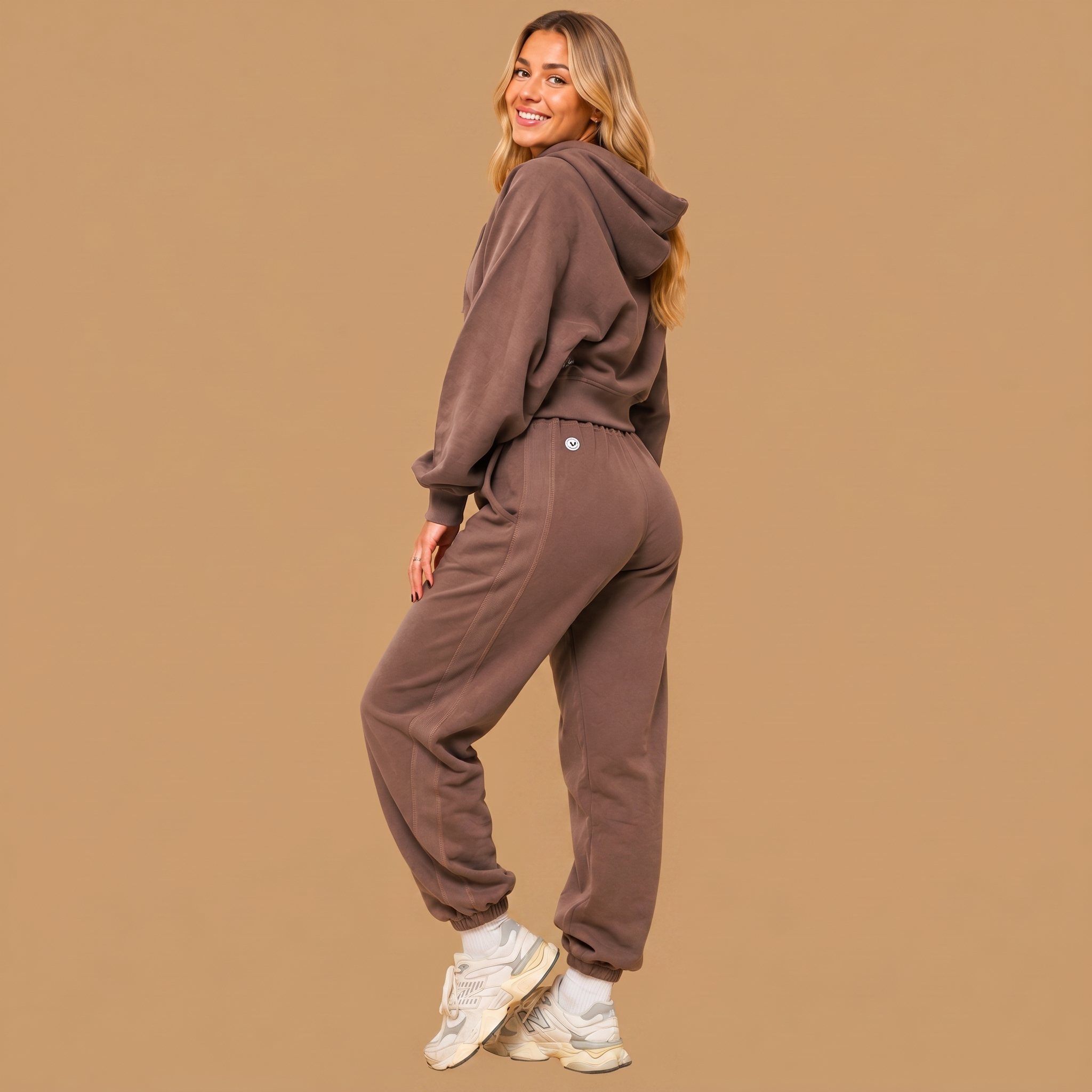 Organic Cotton Midweight Jogger (Women's) - Heather Grey