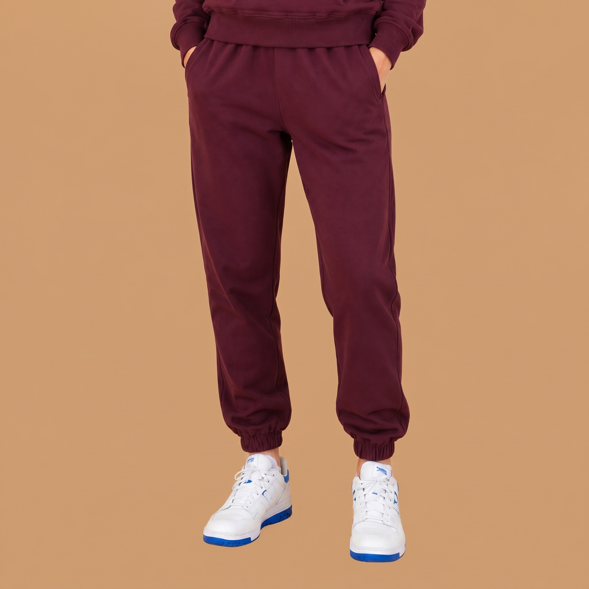 Organic Cotton Midweight Jogger (Women's) - Heather Grey