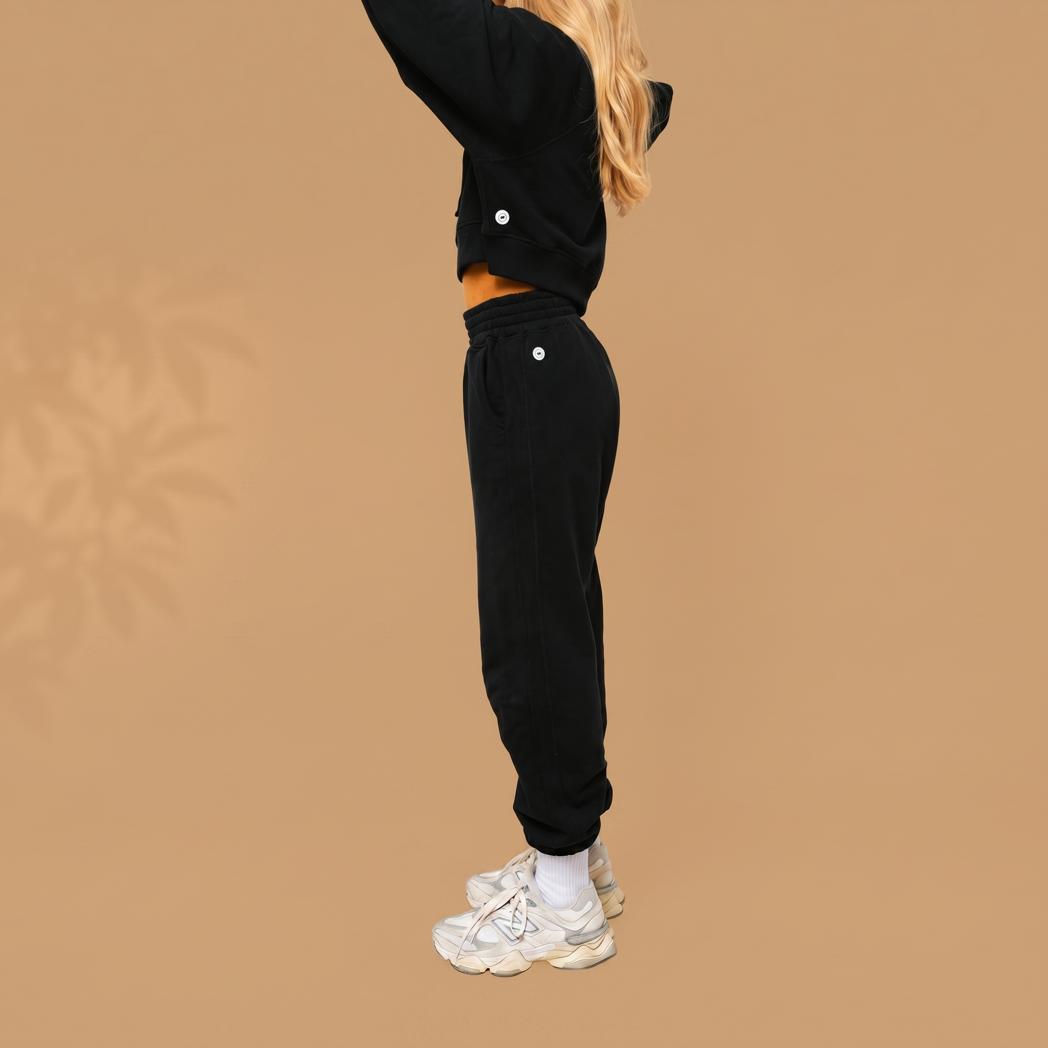 Organic Cotton Midweight Jogger (Women's) - Heather Grey