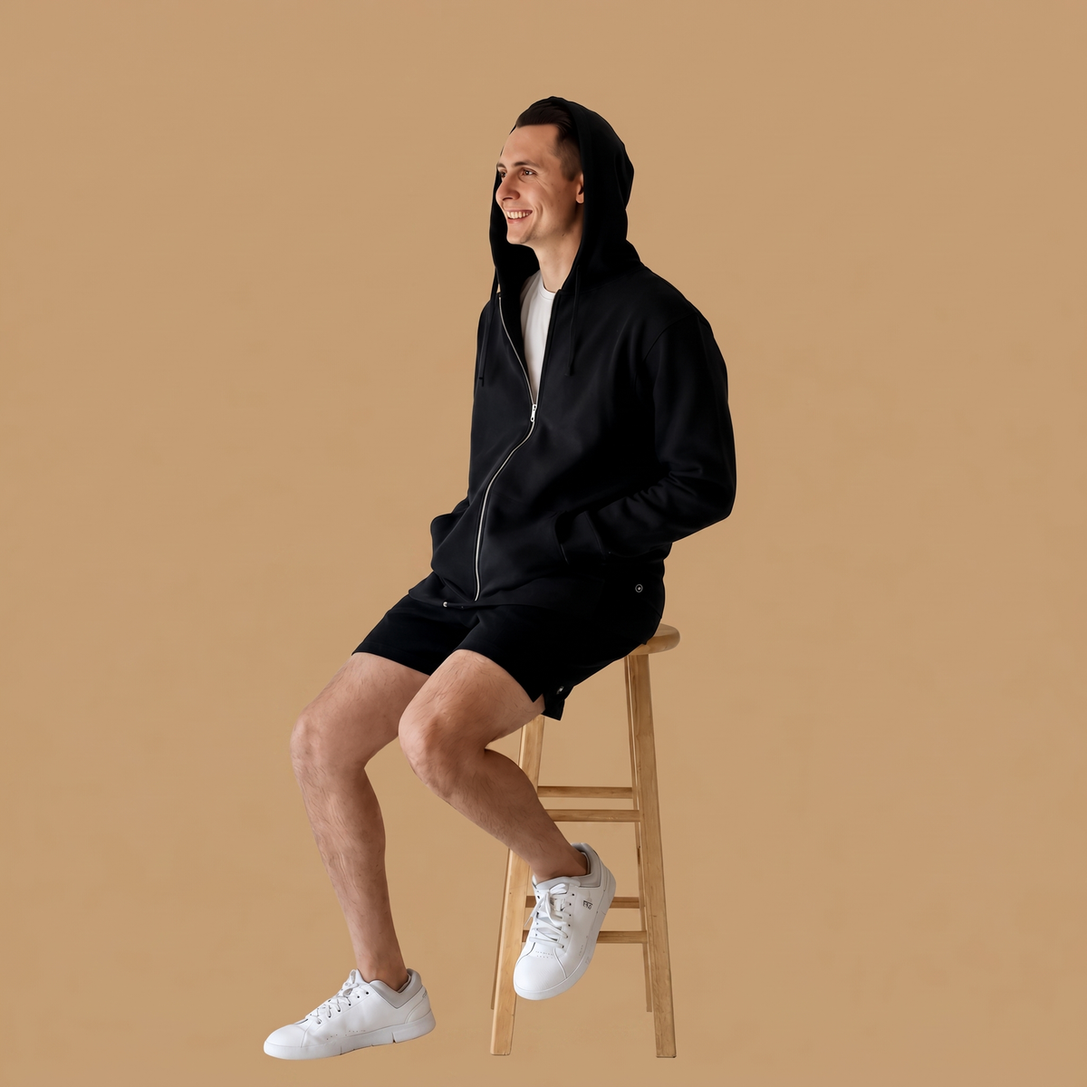 Organic Cotton Heavyweight Fleece Zip Up Hoodie