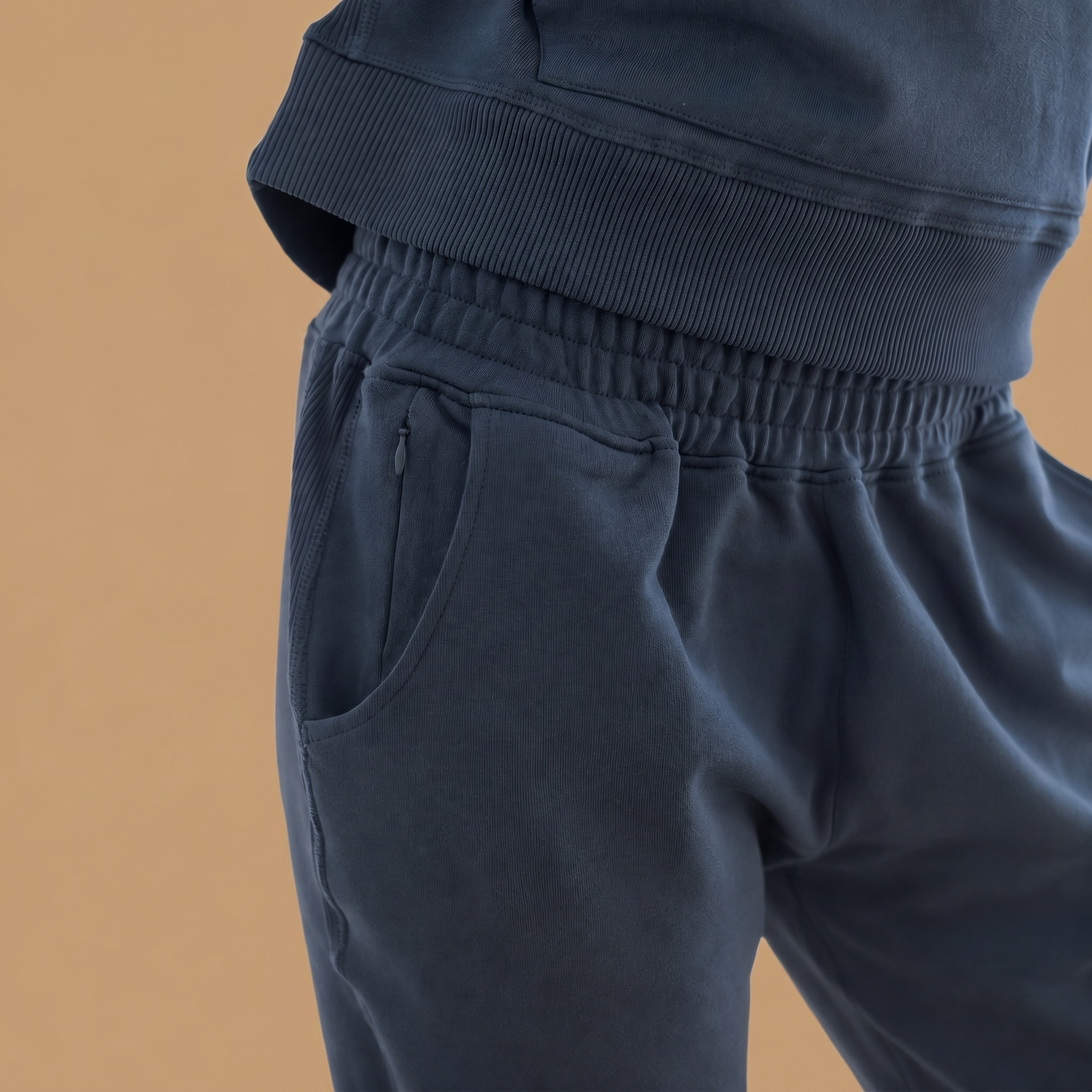 Organic Cotton Midweight Jogger (Women's) - Heather Grey