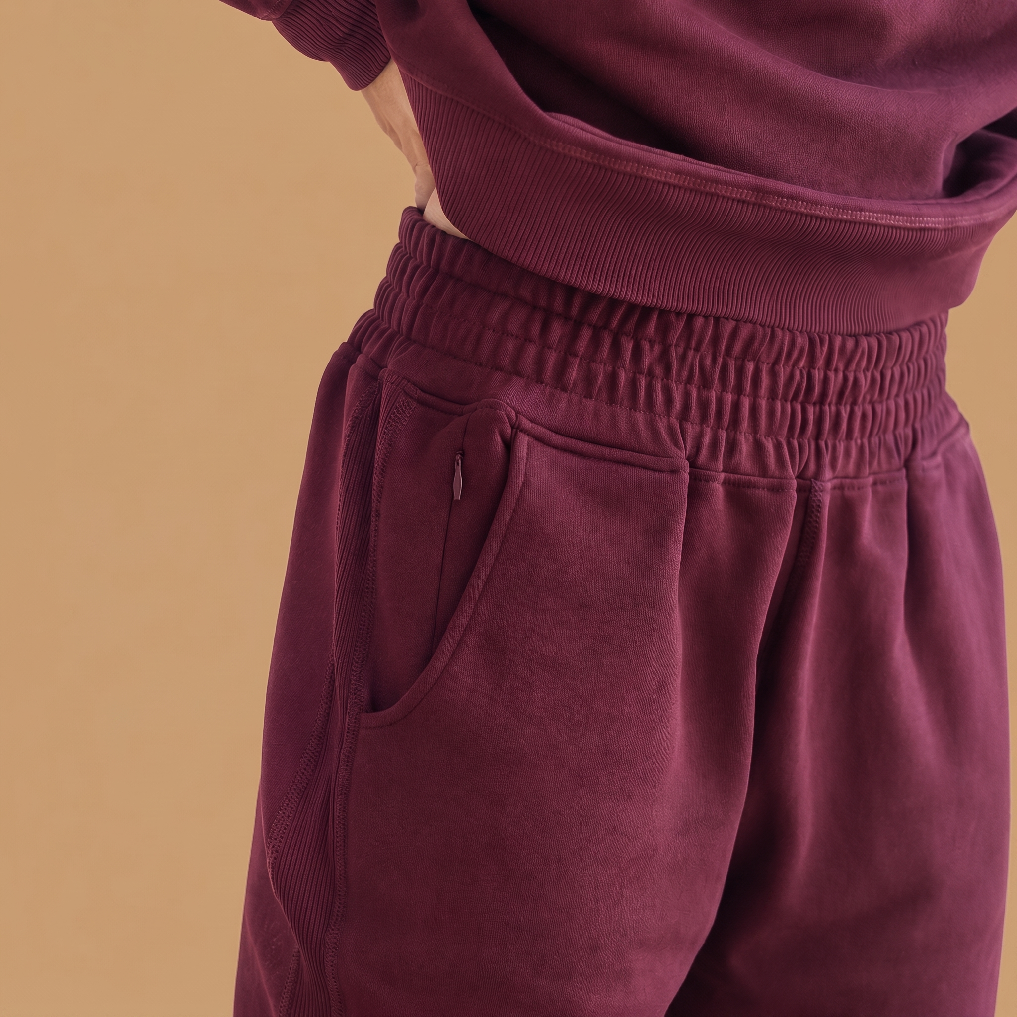 Organic Cotton Midweight Jogger (Women's) - Heather Grey