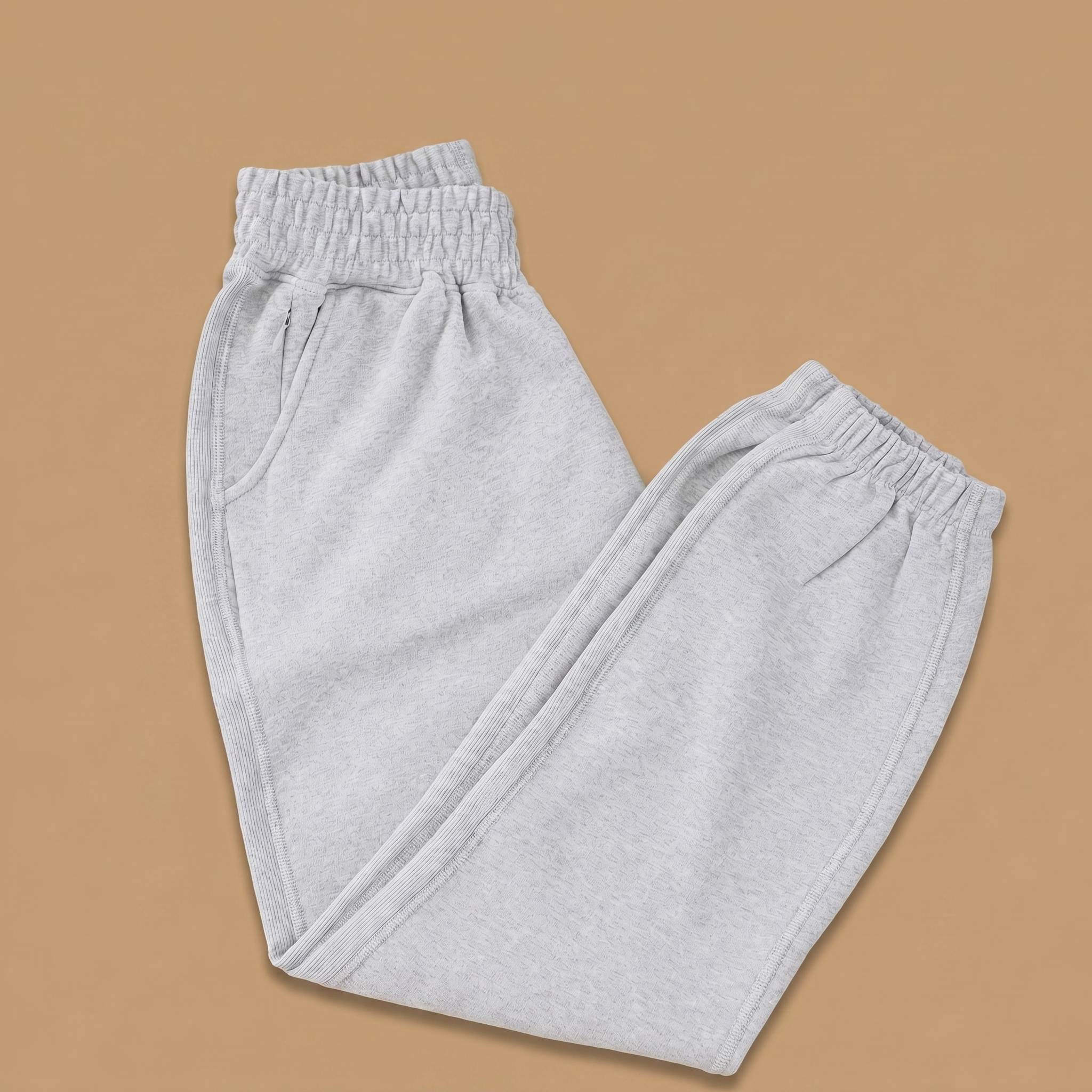 Organic Cotton Midweight Jogger (Women's) - Heather Grey
